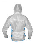 HAVEN Cycling rain jacket - RAINSHIELD - white/blue