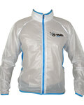 HAVEN Cycling rain jacket - RAINSHIELD - white/blue