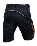 HAVEN Cycling shorts without bib - NAVAHO SLIMFIT - black/red