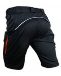 HAVEN Cycling shorts without bib - NAVAHO SLIMFIT - black/red
