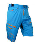 HAVEN Cycling shorts without bib - NAVAHO SLIMFIT - orange/blue
