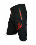 HAVEN Cycling shorts without bib - ENERGIZER - red/black