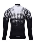 HOLOKOLO Cycling winter long sleeve jersey - POLAR WINTER  - white/black