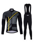HOLOKOLO Cycling winter set - TRACE WINTER  - yellow/black