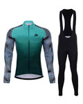 HOLOKOLO Cycling winter set - PURIST WINTER  - green/multicolour/black