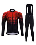 HOLOKOLO Cycling winter set - INFRARED WINTER  - black/red