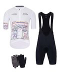 HOLOKOLO Cycling mega sets - MAAPPI II. ELITE - white/multicolour/black