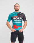 BONAVELO Cycling short sleeve jersey - BORA 2023 - black/green/red