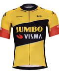 BONAVELO Cycling short sleeve jersey and shorts - JUMBO-VISMA 2023 - yellow/black