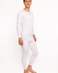 HOLOKOLO Cycling long sleeve t-shirt - WINTER BASE LAYER - white