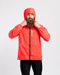 HOLOKOLO Cycling windproof jacket - WIND/RAIN - red