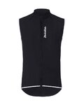 HOLOKOLO Cycling gilet - WIND/RAIN - black