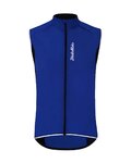 HOLOKOLO Cycling gilet - WIND/RAIN - blue