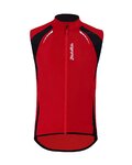 HOLOKOLO Cycling gilet - BREATH - black/red
