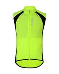 HOLOKOLO Cycling gilet - BREATH - yellow/black