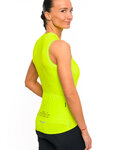HOLOKOLO Cycling sleeveless jersey - PURE LADY - yellow