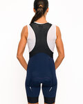 HOLOKOLO Cycling bib shorts - ELITE - blue/black