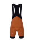 HOLOKOLO Cycling bib shorts - ELITE - brown/black