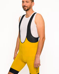 HOLOKOLO Cycling bib shorts - ELITE - yellow/black