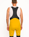 HOLOKOLO Cycling bib shorts - ELITE - yellow/black