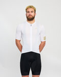 HOLOKOLO Cycling short sleeve jersey - VICTORIOUS GOLD - white