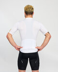 HOLOKOLO Cycling short sleeve jersey - VICTORIOUS GOLD - white