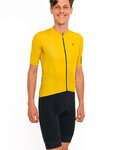 HOLOKOLO Cycling short sleeve jersey - VICTORIOUS - yellow