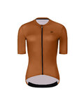 HOLOKOLO Cycling short sleeve jersey and shorts - VICTORIOUS LADY - black/brown