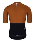HOLOKOLO Cycling short sleeve jersey - VIBES - brown/black