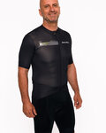 HOLOKOLO Cycling short sleeve jersey and shorts - VIBES - black