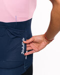 HOLOKOLO Cycling short sleeve jersey - VIBES LADY - blue/pink