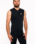 HOLOKOLO Cycling sleeveless jersey - AIRFLOW - black