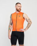 HOLOKOLO Cycling sleeveless jersey - AIRFLOW - orange