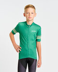HOLOKOLO Cycling short sleeve jersey - FLOW JUNIOR - green/multicolour