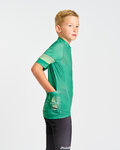 HOLOKOLO Cycling short sleeve jersey - FLOW JUNIOR - green/multicolour