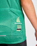 HOLOKOLO Cycling short sleeve jersey - FLOW JUNIOR - green/multicolour