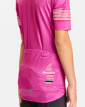 HOLOKOLO Cycling short sleeve jersey - FLOW JUNIOR - pink/multicolour