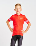 HOLOKOLO Cycling short sleeve jersey - FLOW JUNIOR - multicolour/red