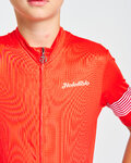 HOLOKOLO Cycling short sleeve jersey - FLOW JUNIOR - multicolour/red