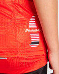 HOLOKOLO Cycling short sleeve jersey - FLOW JUNIOR - multicolour/red