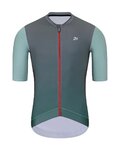HOLOKOLO Cycling short sleeve jersey - INFINITY - red/grey