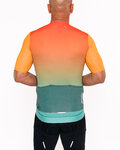 HOLOKOLO Cycling short sleeve jersey - INFINITY - orange/green/red