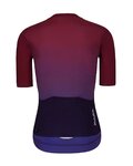 HOLOKOLO Cycling short sleeve jersey - INFINITY LADY - blue/bordeaux