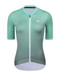 HOLOKOLO Cycling short sleeve jersey and shorts - INFINITY LADY - black/light blue