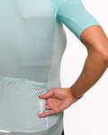 HOLOKOLO Cycling short sleeve jersey - INFINITY LADY - light blue