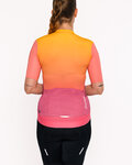 HOLOKOLO Cycling short sleeve jersey - INFINITY LADY - pink/orange