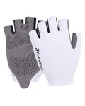 HOLOKOLO Cycling fingerless gloves - SUNSPEED - white