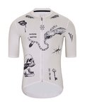 HOLOKOLO Cycling short sleeve jersey - TATTOO ELITE - black/ivory