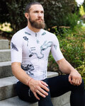 HOLOKOLO Cycling short sleeve jersey - TATTOO ELITE - black/ivory
