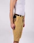 HOLOKOLO Cycling shorts without bib - GRAVITY - beige